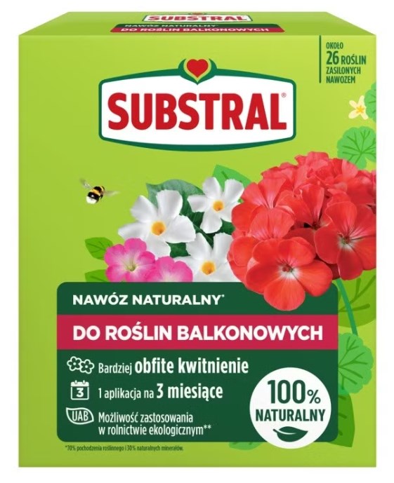 Substral Naturalny Nawóz do kwiatów balkonowych 650 g